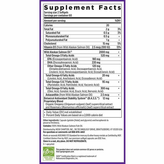 Wholemega Fish Oil, NCH